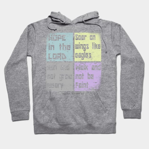 Hope in the LORD Hoodie by LND4design